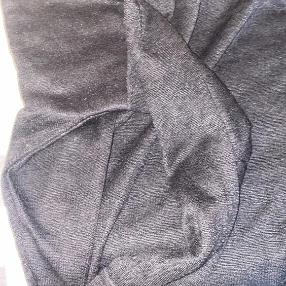 Ardene  black oversized pull 3/4 gold tone zipper sweater Sz XL - Picture 11 of 12